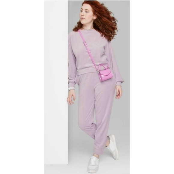 Wild Fable High Rise Velour Jogger - Picture 1 of 12
